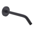 RANDOM Matte Black Shower Arm with Flange,10 Inch Rain Shower Head Extension Arm.RD91018-10-MB - color: 10″ Matte Black(Round Flange)