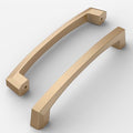 Amerdeco 10 Pack Champagne Bronze Cabinet Pulls, 6 Inch(152MM) Hole Centers, Kitchen Cabinet Handles, Drawer Pulls ZH0032 - color: Champagne Bronze, size: 6"/152MM Hole Center