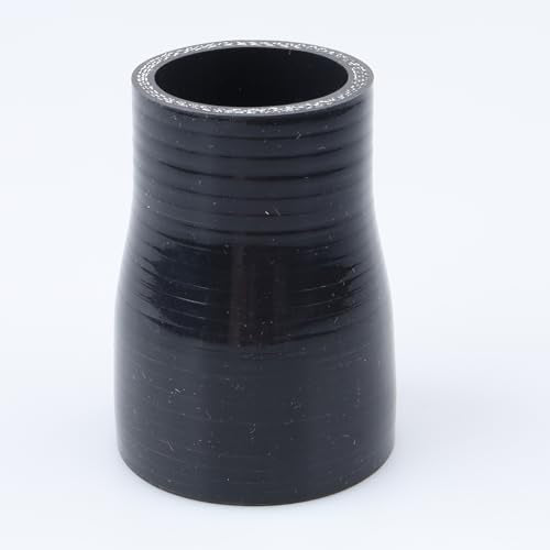 AC PERFORMANCE ID 1-7/8" to 1.5" Straight Silicone Hose Reducer Black - color: Black, size: ID 1-7/8" to 1.5" (48mm to 38mm)