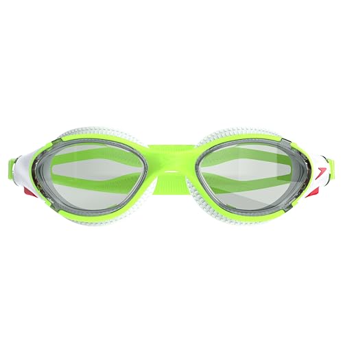Speedo Unisex-Adult Swim Goggle Biofuse 2.0 - color: Green Fizz/Steel