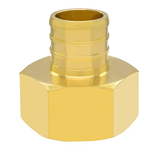 Hooshing 6 Pack 3/4" PEX to 3/4" Female NPT Adapter - size: 3/4" Pex x 3/4" NPT Female