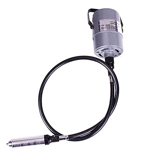 Flex Shaft Grinder Carver Rotary Tool Hanging Carving Multi-function Metalworking Tools, Foot Pedal Control, 30pcs, for carving, buffing, drilling, polishing, sanding, cutting, cleaning - style: 380W, 0.3-4mm Chuck