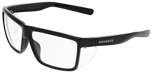 MCR Safety Swagger SR2_Parent Swagger Glasses - color: Black Frame (Clear Lens)