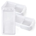 Geelin 40 Pcs 4 Inch Disposable Paint Tray Liner - color: White, size: 4 Inch, style: Plaid