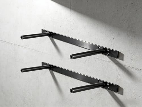 Hidden Shelf Brackets ， Floating Shelf Bracket (Additional Brackets -NO Kits) 22 Inch -2 Pcs - size: 22 Inch - 2 Pcs Additional Brackets - No Kits