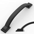 Amerdeco 10 Pack Matte Black Cabinet Pulls 4" - color: Matte Black, size: 4" hole center