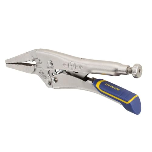 IRWIN VISE-GRIP Locking Pliers, Fast Release, Long Nose with Wire Cutter, 6-Inch (IRHT82583)