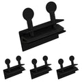 "Nuk3y Sliding Window Security Locks with Rubber Gasket (Black, 4 Pack)" - color: Black, size: 4 Pack