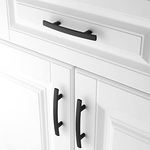 KOOFIZO 10 Pack 3 in Matte Black Cabinet Pulls, Black Drawer Handles 1961 - color: Black, size: 3" CC