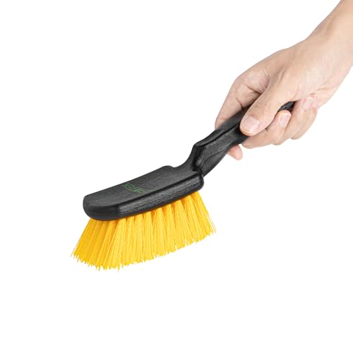 Restaurantware 4 in Black Plastic Utility Scrub Brush - size: 10 1/4"