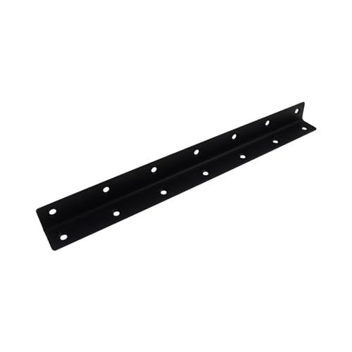 Long L Bracket,ULIFESTAR Black Corner Brace Brackets,Stainless Steel Corner Brackets,Heavy Duty Shelf Bracket,Metal Right Angle Bracket for Wood,325*27mm/12.8*1.06''2 PCS - size: 325*27mm/12.8*1.06''