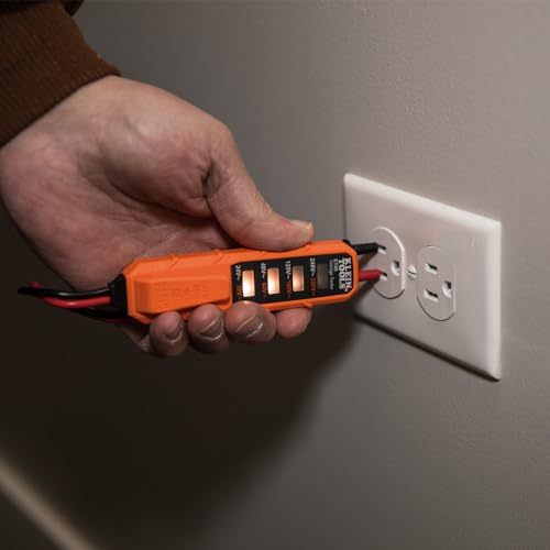 Klein Tools NCVT3PKIT Electrical Test Kit, Dual-Range Non-Contact Voltage Tester with Flashlight, AC/DC Voltage Tester - size: Dual Range NCVT Kit