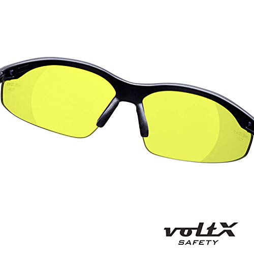 voltX CONSTRUCTOR Yellow Full Lens Reading Safety Glasses +2.0 Dioptre - color: Yellow, size: +2.0 Dioptre