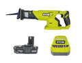 RYOBI 18-Volt Cordless Reciprocating Saw Kit with Battery and Charger (No Retail Packaging, Bulk Packaged)