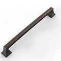 Amerdeco 10 Pack Oil Rubbed Bronze Cabinet Pulls 7.5 Inch(192mm) Hole Center Cabinet Hardware Kitchen Cabinet Handles for Bathroom Drawer Pulls Dresser Pulls ZH0010 - color: Oil Rubbed Bronze, size: 7.5"/192MM Hole Center