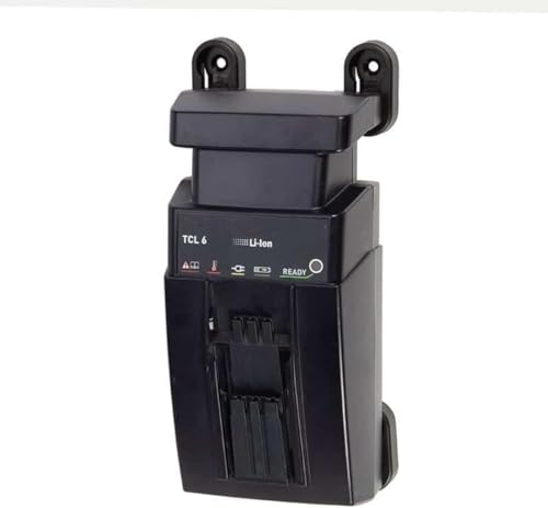 Universal Charger Mount - Power Tool Charger Holder - Universal Charger Wall Mount - Battery Charger Mount - Compatible with DeWalt, Milwaukee, Makita, & More - Injection Molded ABS Plastic