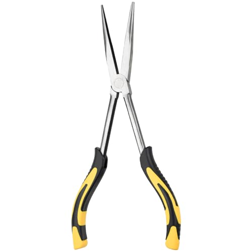 Long Needle Nose Pliers-11’’, for Home,Fishing, Jewelry,Crafts, 1pcs - size: One-11in