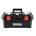 Black Canyon 19 Inch Portable Plastic Tool Box, 19 in × 9.6 in × 8.3 in, Padlockable 1 Piece 19 in - size: 19 IN/PLAS
