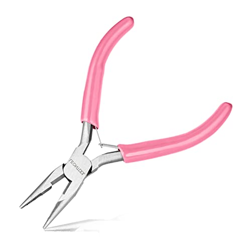 5-Inch Long Nose Pliers with Wire Cutter, Serrated Jaws - style: Long Nose Pliers