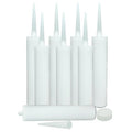 Empty Caulk Tubes, 8 Pack 10 oz Refillable Caulking Tubes for Standard Caulking Guns, Caulk Tube for Repair Cracks, Tiles, Seal Leaks (8)