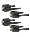 Asidrama 4 Pack Matte Black Privacy Interior Door Handles | Thumb-Turn Privacy Lock,Fits 1-3/8"-1-3/4" Doors,Adj. 2-3/8"-2-3/4" Latch,Heavy-duty Zinc,Easy DIY Setup - color: Matte Black