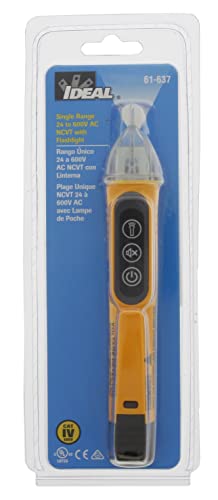 Ideal Electrical 61-637 Single Range 24 to 1000V AC NCVT w/Flashlight