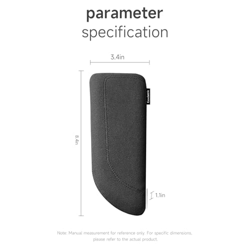 Alcantane Elbow Rest: Memory Foam Support for Car Legs and Knee, Anti-Fatigue - color: black right hand pad