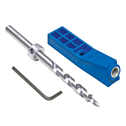 Kreg MKJKIT Mini Jig Kit - Simple, Compact Kreg Pocket-Hole Jig - Create Strong Joints Without Glue - for Tight Spaces & Small Projects - Holiday Home Improvement Gifts for Him