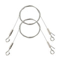Adjustable Picture Hanging Wire Kit, 6.6 ft Stainless Steel, 2 Pack