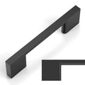 Amerdeco 10 Pack Matte Black Cabinet Pulls 3 Inch(76MM) Hole Centers Kitchen Cabinet Handles Cabinet Hardware Kitchen Handles for Cabinets Cupboard Handle Drawer Pulls ZH0060 - color: Matte Black, size: 3"/76mm Hole Center, style: 10 Pack