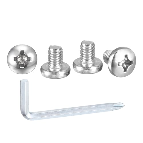 METALLIXITY Phillips Pan Head Bolt&Wrench Kit 1/4"-20x3/8 20Pcs - size: 1/4"-20x3/8"