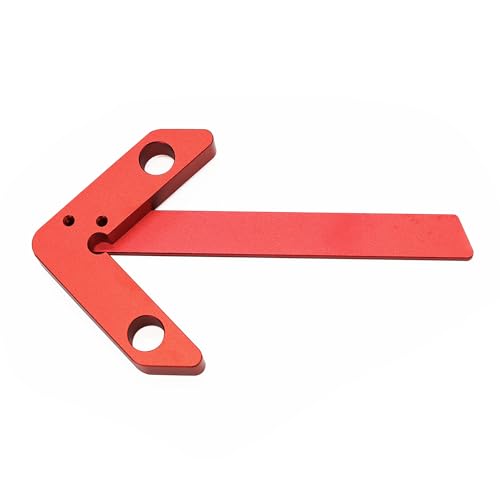 Center Measuring Tool,Center Finder, Line Gauge Center Finder, 45/90 Degree Right Angle Line Gauge Carpenter Ruler,Aluminum Alloy Woodworking Center Scribe Square Center Scribe 165mm - style: 165mm