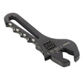 WFLNHB 3AN-16AN Adjustable Wrench Aluminum Tool Spanner for Hose End Fitting Black