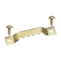 Sawtooth Picture Hangers, 50 pcs Small Picture Hanging Hook, Gold Picture Hangers with Screws Picture Hang Solutions, Picture Hanging Hardware for Paintings, Photos Frame, Artwork, Home Decor, Clock - size: Gold 50 pcs