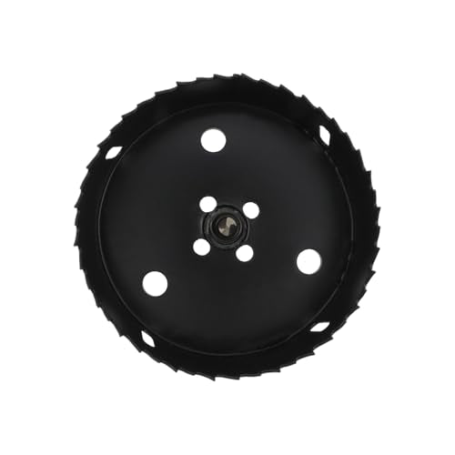 4-3/8"/111mm Hole Saw BI-Metal Hole Saw Cutter for Metal, Drywall, Plastic and Wood - color: black, size: 4-3/8"