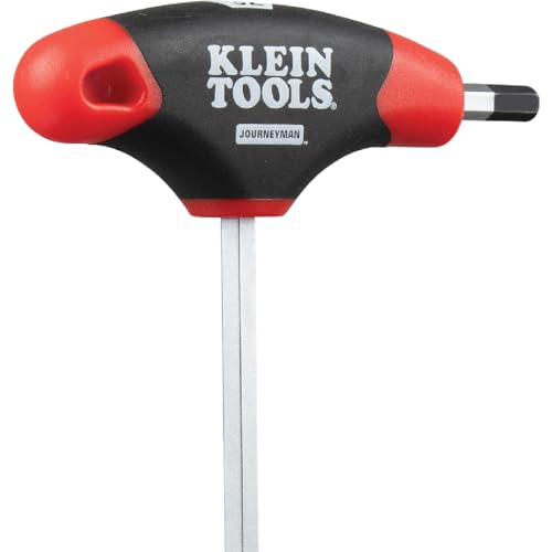 Klein Tools JTH610EB Ball End T-Handle Hex Key Set, SAE Inch Sizes Allen Wrench Set with 6-Inch Blades, Stand Included, 10-Piece - size: 10 -Piece