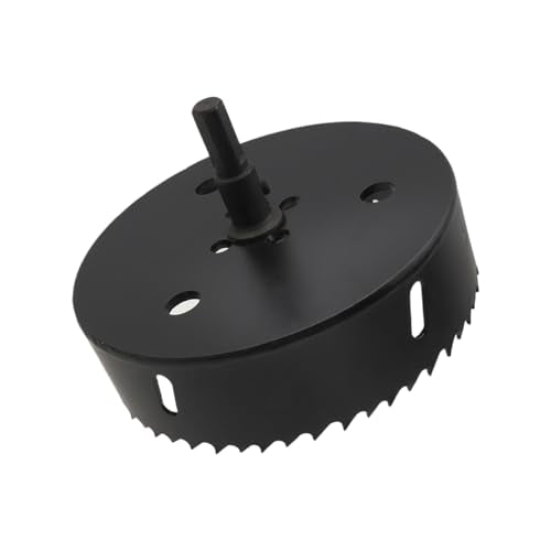 4-13/16"/122mm Hole Saw Bi-Metal Hole Saw for Hard Wood,Plywood and Drywall - color: black, size: 4-13/16" (122mm)