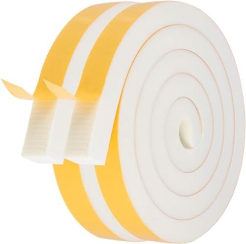 Air Conditioner Foam-2 Rolls, 3/4 Inch W X 3/4 Inch T Total 13 Ft L - size: 3/4"(W) x 3/4"(T) x 13'(L)