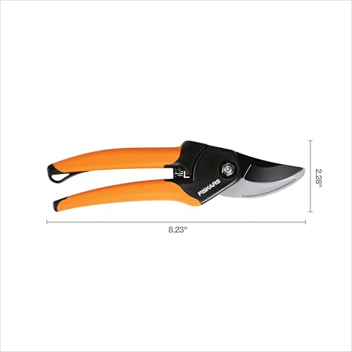 Fiskars SoftGrip Bypass Pruning Shears, 5/8” Cut Capacity Garden Clippers - style: Soft Grip Pruner