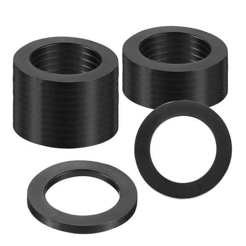 uxcell 18Pcs Rubber Washers, 1 13/16 OD x 1 1/4 ID x 0.16" Thickness Flat Washers for Bolts Spacers, Shower Head, Plumbing, Hose Connecting - size: 1 13/16 OD x 1 1/4 ID x 0.16"