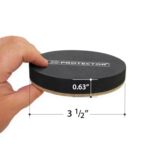 Felt Furniture Sliders Hardwood Floors X-PROTECTOR – 16 PCS 3 1/2"