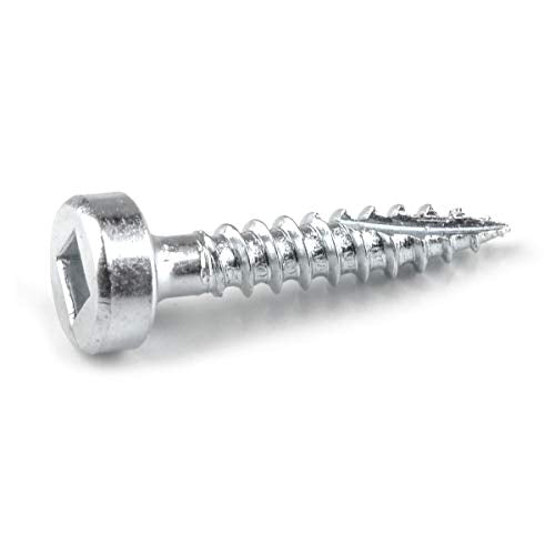 Kreg Zinc Pocket-Hole Screws, Pocket Hole Screws, 500 Count, 3/4-Inch