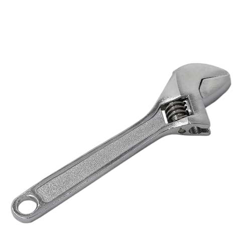 4 inch Small Adjustable Wrench Silver, Mini Size Spanner, Tiny Tool - color: Silver, size: 4"