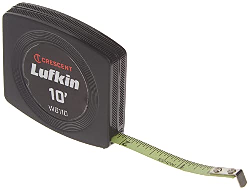 Crescent Lufkin 1/4" x 10' Pee Wee Pocket Tape Measure | W6110