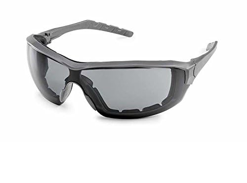 Gateway Safety 22GY78 Silverton Temple Version Safety Glass, Gray Frame - Gray FX2 Anti-Fog Lens - color: Gray Fx2 Anti-fog Lens, style: Classic