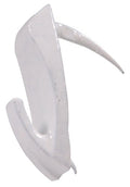 Hillman 122391 Small Wall Biter Picture Hangers White finish 40lbs Package of 4