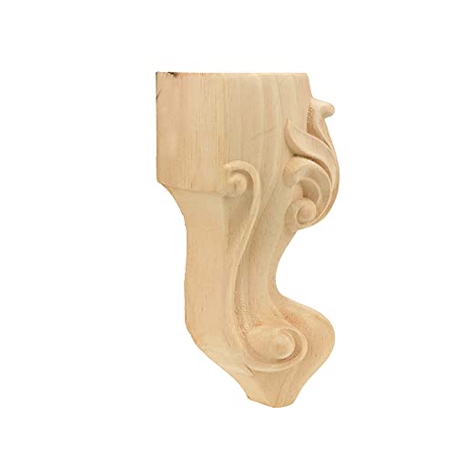 6" Height Unfinished Solid Wood Furniture Leg Replacement for Sofa