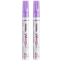 Overseas Light Purple Paint Pens Permanent Markers, 2 Oil Based Makrers - color: Light Purple