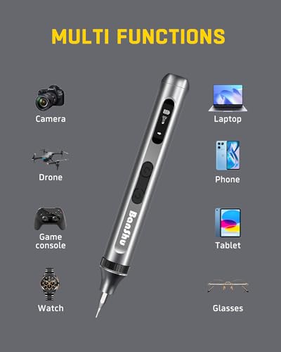 Banshu Mini Electric Screwdriver, 52 in 1 Precision Screwdriver Set - size: 52-in-1