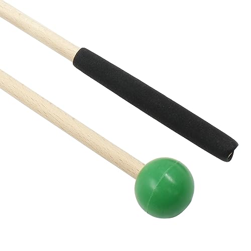 Bonsicoky 8 Inch Percussion Mallets, Green - color: Green